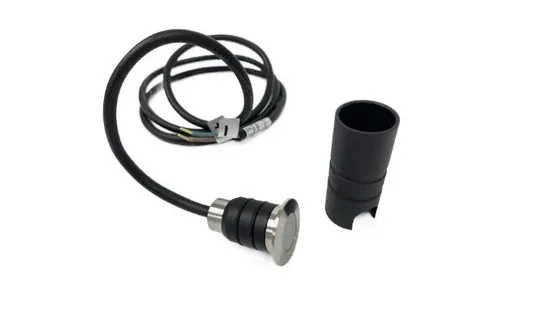 Paesaggio del giardino all'aperto, ponte sotterraneo 316 interrato con luce al suolo