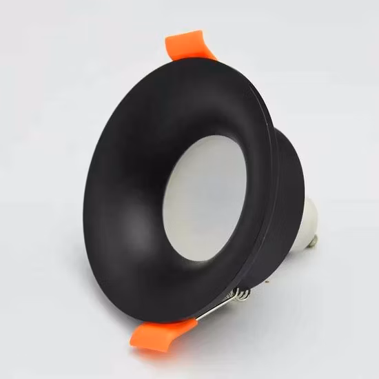 Faretto da incasso sottile dimmerabile nero da 10 W con foro da 68 mm