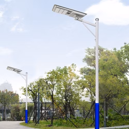 Set completo impermeabile al prezzo di lampione stradale LED solare da 60W per illuminazione esterna