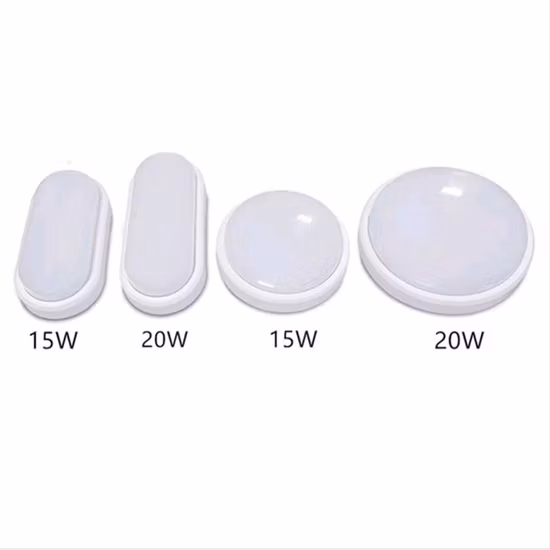 Plafoniera ovale a LED per installazione a parete da esterno