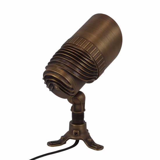 Faretto integrato in ottone massiccio approvato ETL con finitura bronzo antico e luminosità regolabile wireless Lt2505