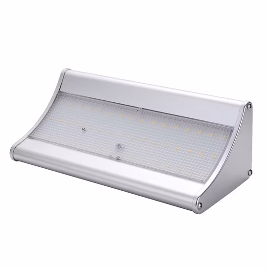 Lampioni stradali impermeabili da cortile, faretto da parete con proiettore di sicurezza, lampione solare a LED