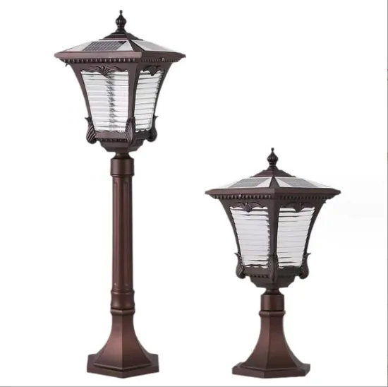 Lampada con presa di terra Lampada ad energia solare IP65 Lampada da giardino con illuminazione solare a LED per esterni impermeabile per paesaggio