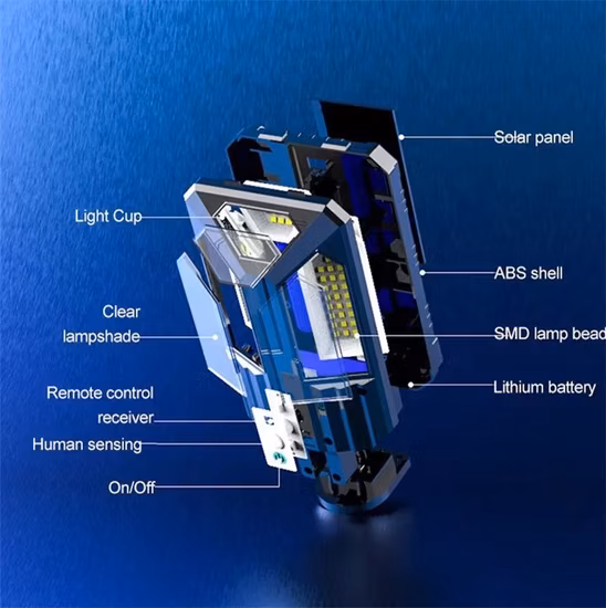 Brightenlux fornitura di fabbrica Segnapassi esterni impermeabili ad energia solare, segnapassi da giardino solari a LED ad alta potenza
